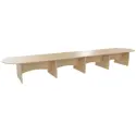 Platinum Range D Ended Shaped Conference Tables 25mm Top